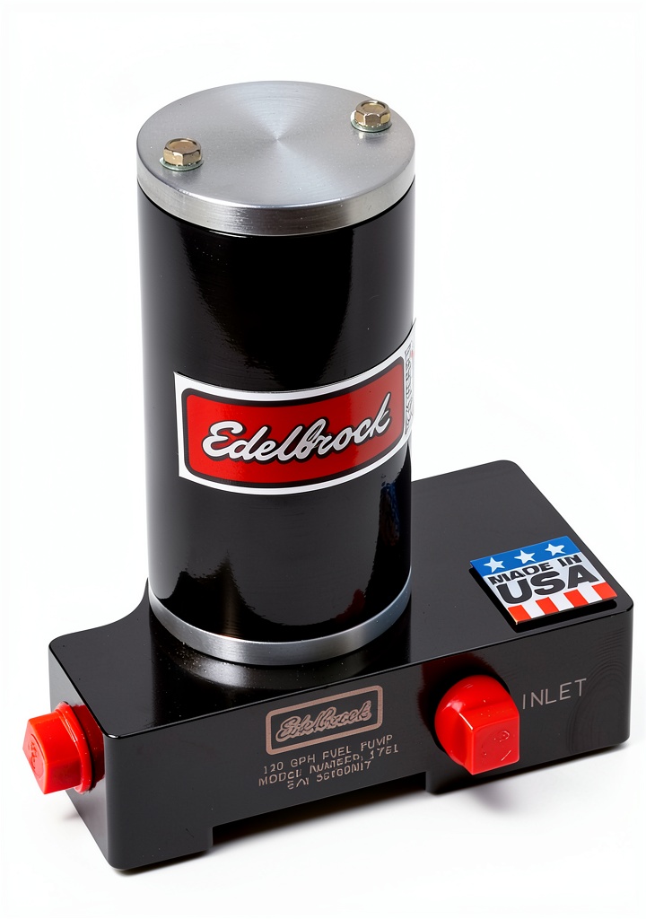 Installing Edelbrock Universal Fit Motorcycle Fuel Pump on a workbench