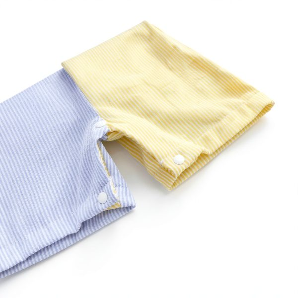 Baby Christening Romper LittleGrace 95% Cotton Blue-5