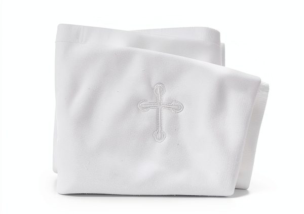 Infant Baptism Bib & Socks LittleGrace Cotton Set-2