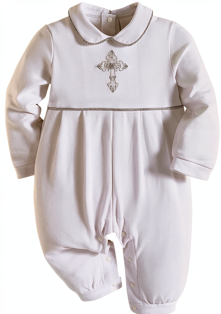 Elegant baby boy christening outfit