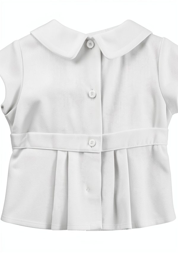 Baby Christening Outfit PETIT AMI White Cotton-3