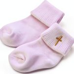 Baptism Socks BabyBoutique White Cotton Cuff-0