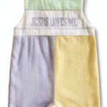 Baby Christening Romper LittleGrace 95% Cotton Blue-0