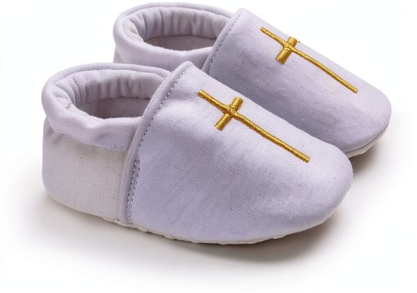 TJCONETJC Infant Baptism Outfit Gold Cross Unisex-0