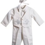 Christening Outfit Dressy Daisy Baby Satin Set-0