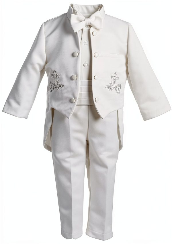 Silver Cross Baby Boys Baptism Tuxedo Embroidered-1