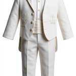 Silver Cross Baby Boys Baptism Tuxedo Embroidered-0