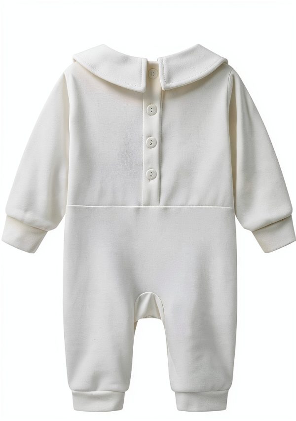 Baby Christening Outfit Cherub Soft White Set-1