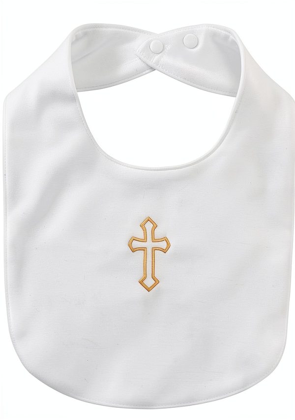 TJCONETJC Infant Baptism Outfit Gold Cross Unisex-2