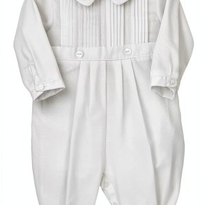 Baby Christening Outfit PETIT AMI White Cotton-0