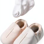 Baby Boy Christening Shoes White AGJ Cotton-0