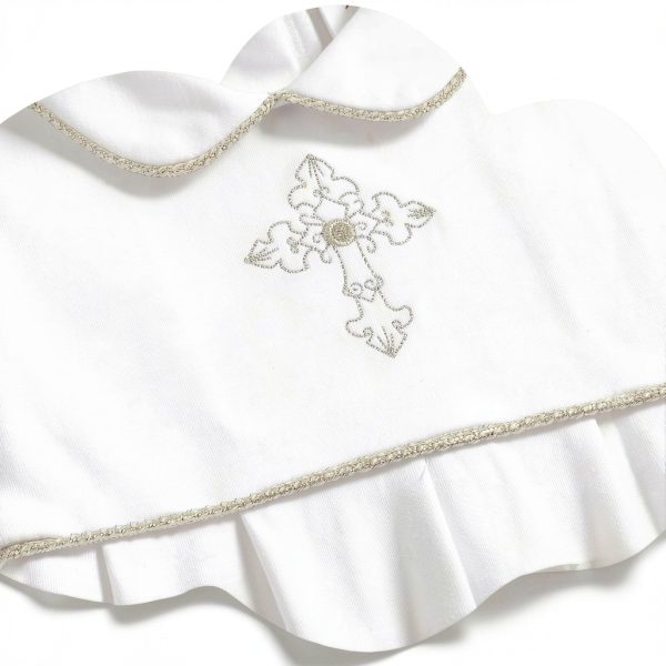 Booulfi Baby Boy Christening Outfit White 100% Cotton-3