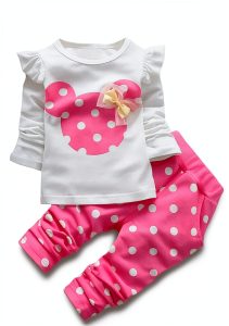 Baby Girl Cotton Blend Clothing Sets-0